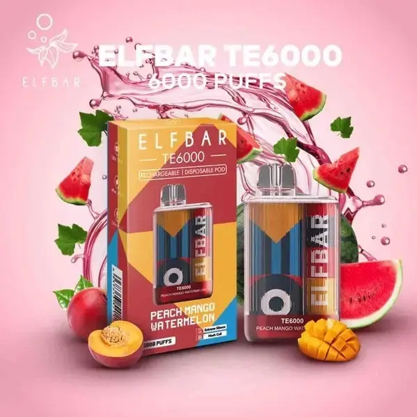 ELF BAR TE6000 ( 6000 PUFFS ) DISPOSABLE VAPE INDIA - Image 3