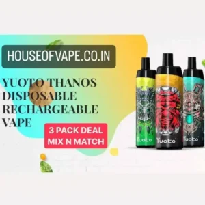 Yuoto Thanos 5000 Puff Disposable Vape 5% ( 3pc Combo Deal )
